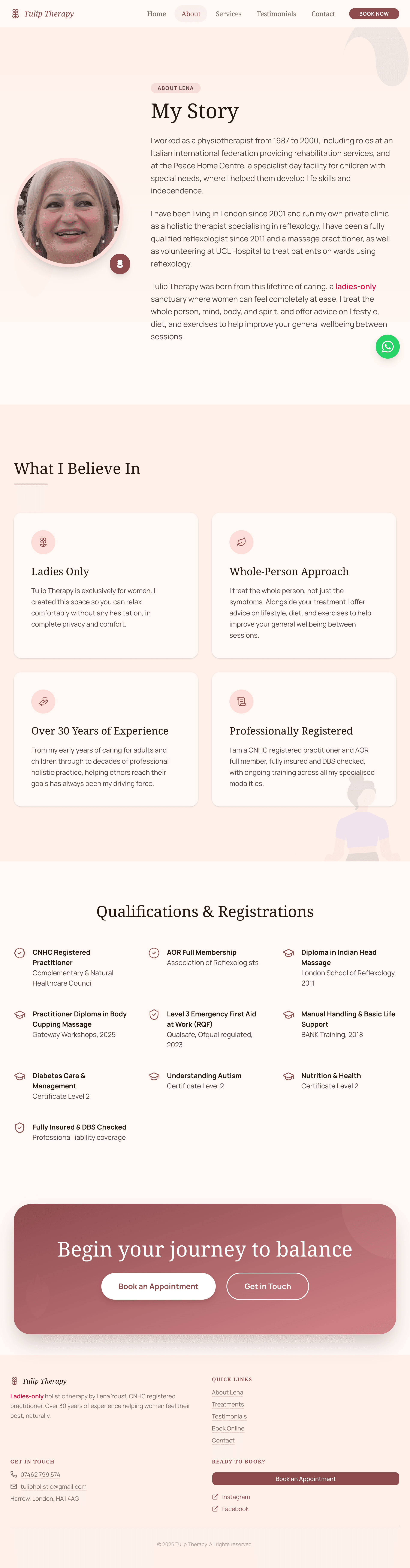 Tulip Therapy — About