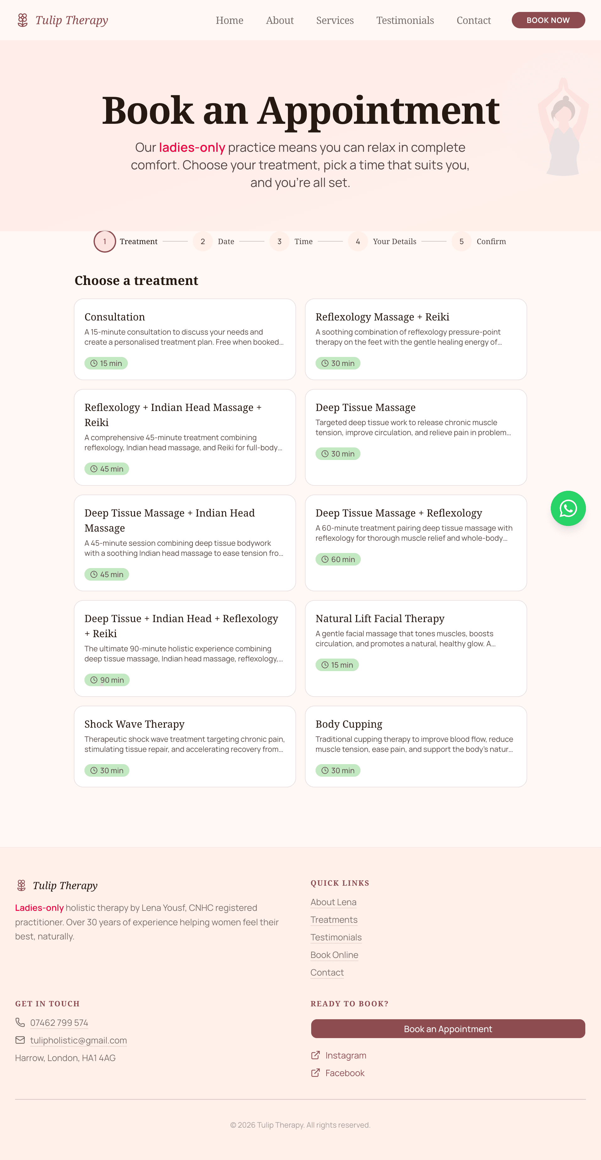 Tulip Therapy — Booking